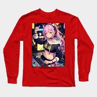 Japanese Anime Streetwear - DJ Long Sleeve T-Shirt